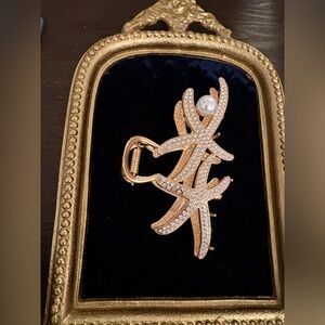 Elegant Gold and Silver Hair Claw